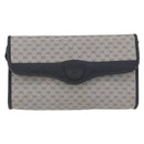 GUCCI Micro GG Shoulder Bag PVC Leather Navy Gold Tone 004 098 0670 Auth 201300-13