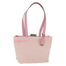 PRADA PRADA Sports Tote Bag Canvas Pink Auth 201301-1