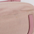 PRADA PRADA Sports Tote Bag Canvas Pink Auth 201301-16