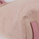 PRADA PRADA Sports Tote Bag Canvas Pink Auth 201301-17