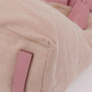 PRADA PRADA Sports Tote Bag Canvas Pink Auth 201301-18