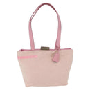 PRADA PRADA Sports Tote Bag Canvas Pink Auth 201301-13