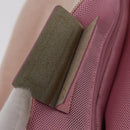 PRADA PRADA Sports Tote Bag Canvas Pink Auth 201301-24