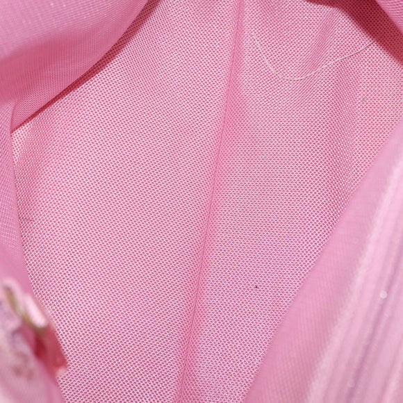 PRADA PRADA Sports Tote Bag Canvas Pink Auth 201301
