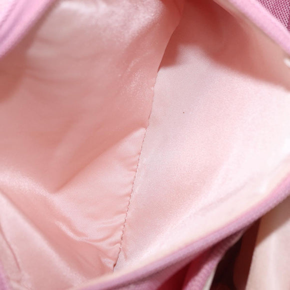 PRADA PRADA Sports Tote Bag Canvas Pink Auth 201301
