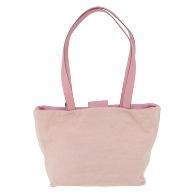 PRADA PRADA Sports Tote Bag Canvas Pink Auth 201301 - 0