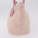 PRADA PRADA Sports Tote Bag Canvas Pink Auth 201301-4