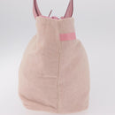 PRADA PRADA Sports Tote Bag Canvas Pink Auth 201301-5
