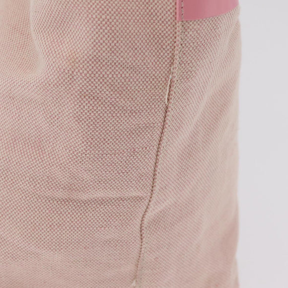 PRADA PRADA Sports Tote Bag Canvas Pink Auth 201301