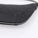 GUCCI GG Canvas Hand Bag Black Gold Tone 005 0813 Auth 201302-14