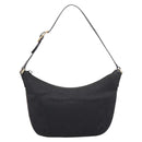 GUCCI GG Canvas Hand Bag Black Gold Tone 005 0813 Auth 201302-13