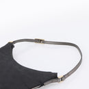 GUCCI GG Canvas Hand Bag Black Gold Tone 005 0813 Auth 201302-8