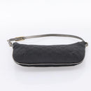 GUCCI GG Canvas Hand Bag Black Gold Tone 005 0813 Auth 201302-5