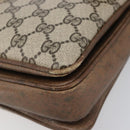 GUCCI GG Supreme Shoulder Bag PVC Beige Gold Tone 1 001 4084 Auth 201306-10