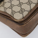 GUCCI GG Supreme Shoulder Bag PVC Beige Gold Tone 1 001 4084 Auth 201306-15