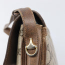GUCCI GG Supreme Shoulder Bag PVC Beige Gold Tone 1 001 4084 Auth 201306-9