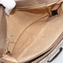 GUCCI GG Supreme Shoulder Bag PVC Beige Gold Tone 1 001 4084 Auth 201306-11
