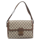 GUCCI GG Supreme Shoulder Bag PVC Beige Gold Tone 1 001 4084 Auth 201306-13