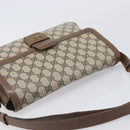 GUCCI GG Supreme Shoulder Bag PVC Beige Gold Tone 1 001 4084 Auth 201306-6