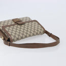GUCCI GG Supreme Shoulder Bag PVC Beige Gold Tone 1 001 4084 Auth 201306-7