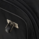 PRADA Boston Bag Nylon Black Silver Auth 201310-17
