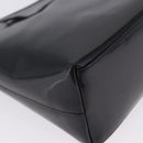 GUCCI Bamboo Hand Bag patent Black Silver 001 1998 Auth 201313-16