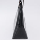 GUCCI Bamboo Hand Bag patent Black Silver 001 1998 Auth 201313-3