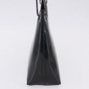 GUCCI Bamboo Hand Bag patent Black Silver 001 1998 Auth 201313-4