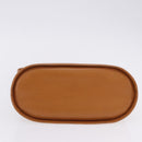 Christian Dior Hand Bag Leather Brown Gold Tone Auth 201316-6
