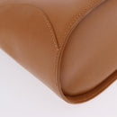Christian Dior Hand Bag Leather Brown Gold Tone Auth 201316-15