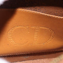 Christian Dior Hand Bag Leather Brown Gold Tone Auth 201316-20