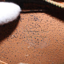Christian Dior Hand Bag Leather Brown Gold Tone Auth 201316-10