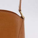 Christian Dior Hand Bag Leather Brown Gold Tone Auth 201316-3