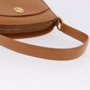Christian Dior Hand Bag Leather Brown Gold Tone Auth 201316-8