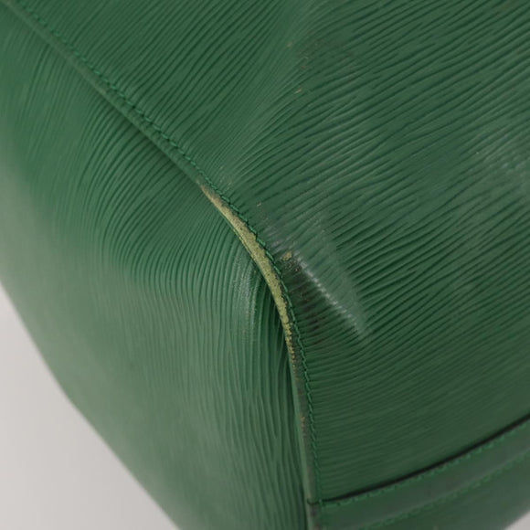 LOUIS VUITTON Epi Keepall 50 Boston Bag Green M42964 LV Auth 201319
