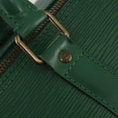 LOUIS VUITTON Epi Keepall 50 Boston Bag Green M42964 LV Auth 201319-17