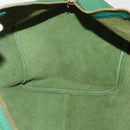 LOUIS VUITTON Epi Keepall 50 Boston Bag Green M42964 LV Auth 201319-20