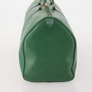LOUIS VUITTON Epi Keepall 50 Boston Bag Green M42964 LV Auth 201319-4
