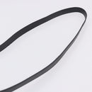 Christian Dior Trotter Shoulder Bag PVC Leather Black Gold Tone Auth 201320-15