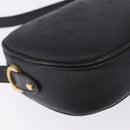 Christian Dior Trotter Shoulder Bag PVC Leather Black Gold Tone Auth 201320-18
