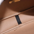 Christian Dior Trotter Shoulder Bag PVC Leather Black Gold Tone Auth 201320-11