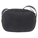 Christian Dior Trotter Shoulder Bag PVC Leather Black Gold Tone Auth 201320-2