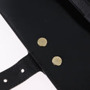 Christian Dior Hand Bag Leather 2way Black Gold Tone Auth 201324-23