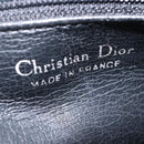 Christian Dior Hand Bag Leather 2way Black Gold Tone Auth 201324-25