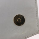 CHANEL Matelasse Chain Shoulder Bag Vinyl White Gold Tone CC Auth 201328-26