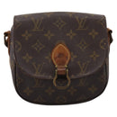 LOUIS VUITTON Monogram Saint Cloud PM Shoulder Bag M51244 LV Auth 201329-13