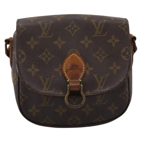 LOUIS VUITTON Monogram Saint Cloud PM Shoulder Bag M51244 LV Auth 201329