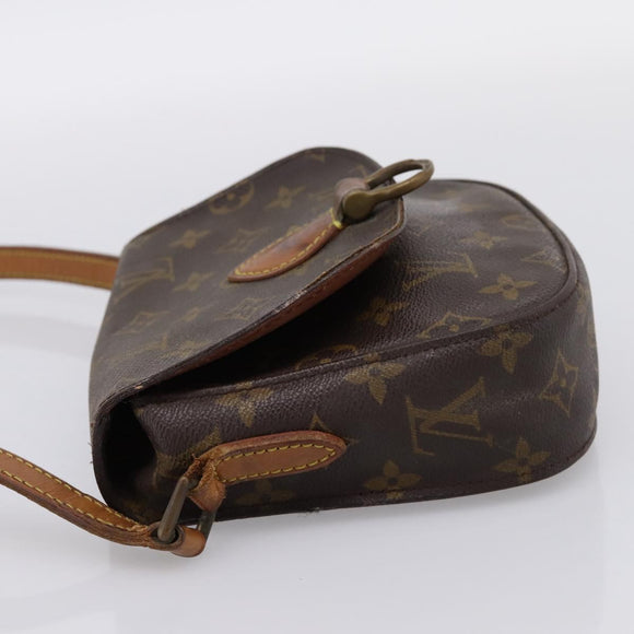 LOUIS VUITTON Monogram Saint Cloud PM Shoulder Bag M51244 LV Auth 201329