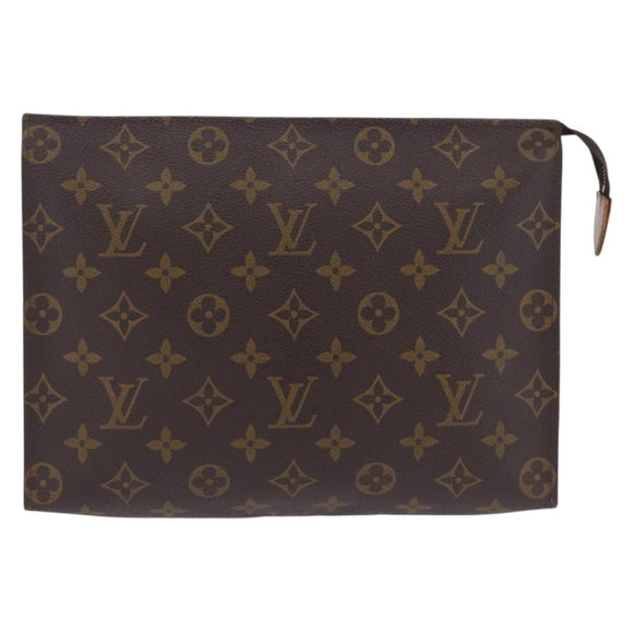 LOUIS VUITTON Monogram Poche Toilette 26 Pouch M47542 LV Auth 201330A