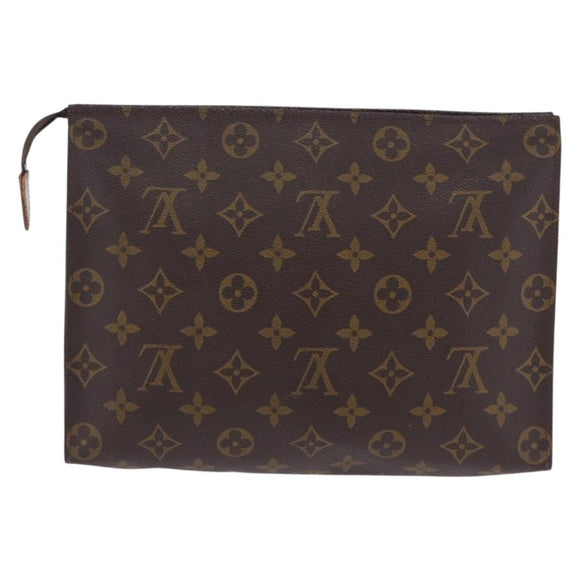 LOUIS VUITTON Monogram Poche Toilette 26 Pouch M47542 LV Auth 201330A